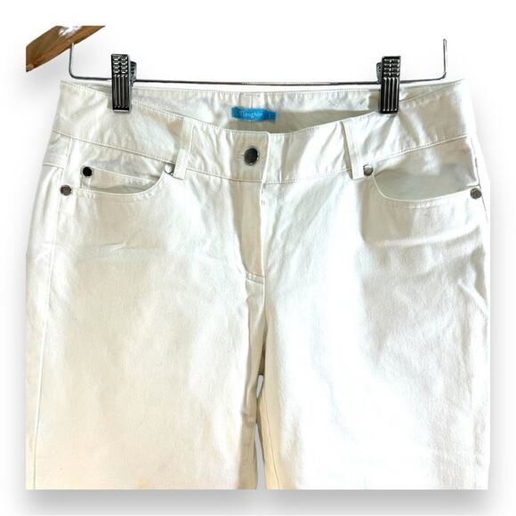 J MCLAUGHLIN WHITE JEANS SZ 2 - Picture 4 of 10